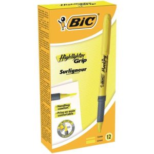 ROTULADOR FLUOR BIC HIGHLITER AMARILLO
