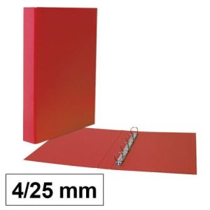 CARPETA PLUS CARTON F° 4A/25 ROJO