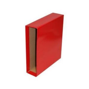 CAJA ARCHIVADOR PLUS F ROJO