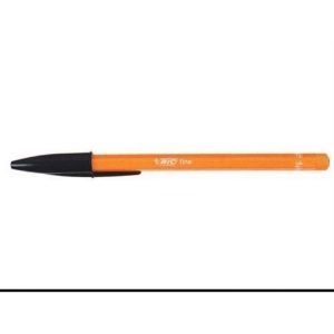 BOLIGRAFO BIC ORANGE NEGRO FINO
