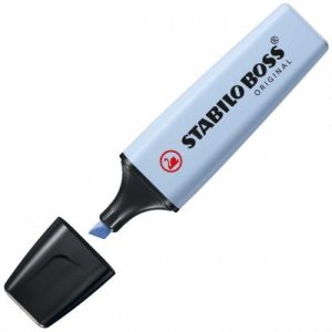 MARCADOR FLUORESCENTE STABILO BOSS AZUL NUBLADO