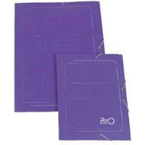 CARPETA CON GOMAS CARTON AZUL FOLIO SOLAPA