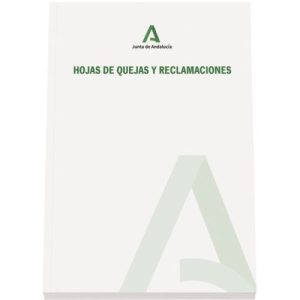 LIBRO HOJAS DE RECLAMACIONES JUNTA ANDALUCIA