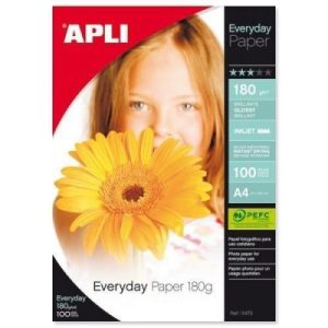 PAPEL FOTO EVERYDAY GLOSSY 180GR E100