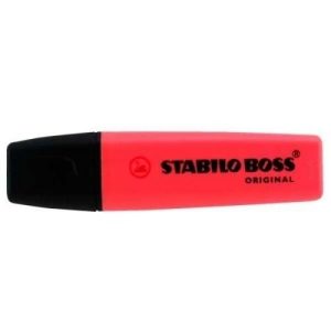 MARCADOR STABILO BOOS ROJO