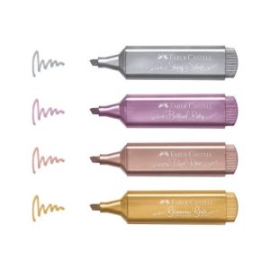 MARCADOR FLUOR FABER METAL BRONCE