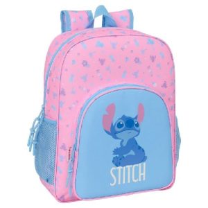 MOCHILA JUNIOR ADAPT.CARRO STITCH "BRIGHT