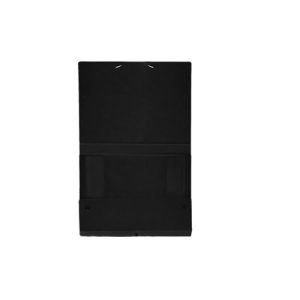CARPETA DIBUJO A2 CARTON GOFRADO GOMA NEGR