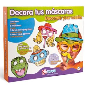 JUEGO EDUCATIVODECORA TUS MASCARAS