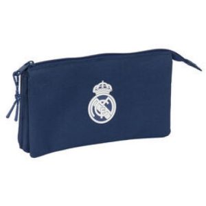 PORTATODO TRIPLE REAL MADRID CHICA MARINO