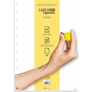 RECAMBIO CUADERNO INGENIOX A4 50 HOJAS DOTS