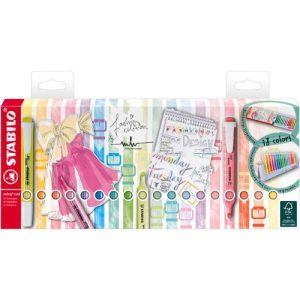 MARCADOR STABILO SWING COOL PASTEL 18 UDS DESKSET