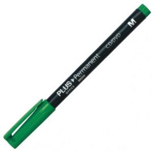 ROTULADOR PERMANENTE VERDE M PLUS