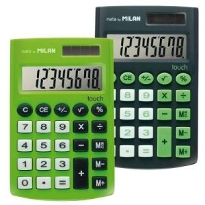 CALCULADORA MILAN POCKET TOUCH 8 DIGITOS
