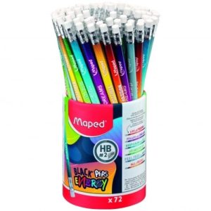 LAPIZ MAPED GRAFITO ENERGY HB CON GOMA