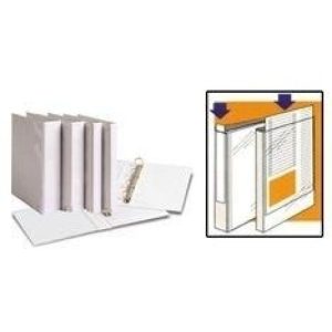 CARPETA CANGURO A4 4 ANILLAS 52 MM BLANCA