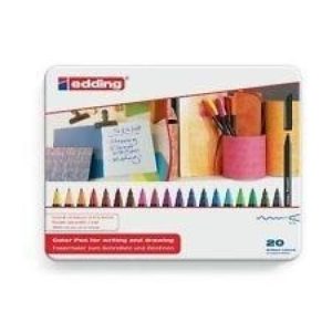 ESTUCHE ROTULADORES EDDING 1200 CAJA DE 20 COLORE