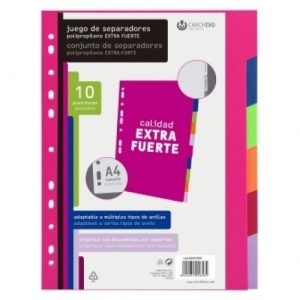 JUEGO SEPARADORES PP EXTRA FUERTEM 10 POSICIONES