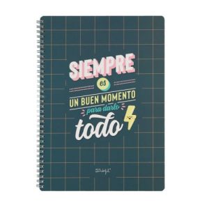 LIBRETA- SIEMPRE ES BUEN MOMENTO PA