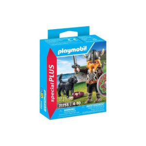 VIKINGO CON PERRO GUARDIAN