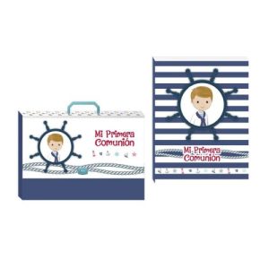 MALETÍN MAS LIBRO FIRMAS MI PRIMERA COMUNION NIÑO