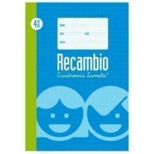 RECAMBIO FOLIO CUADROVÍA 4MM 100H