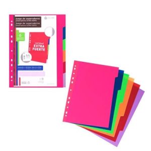 SEPARADOR POLIPROPILENO A4 EXTRA FUERTE 6 SEP