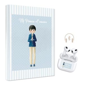 LIBRO COMUNION NIÑO 29X24 CM+ AURICULARES 44 PAGIN