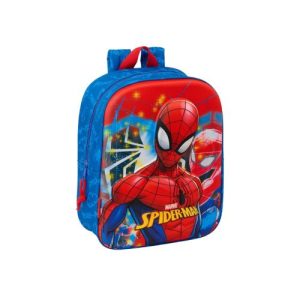 MOCHILA GUARDERIA 3D SPIDERMAN 27X22CM