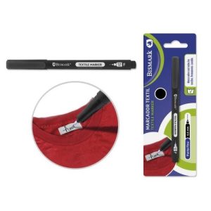 ROTULADOR PERMANENTE TEXTIL COLOR NEGRO 0,60MM