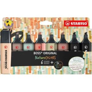 MARCADOR STABILO BOSS ORIGINAL NATURECOLORS 8 COLO