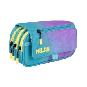 PORTATODO 4 CREMALLERAS SUNSET TURQUESA