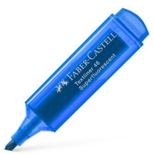 MARCADOR FLUOR TEXTLINER 46 AZUL
