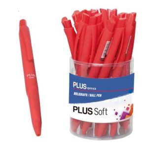 BOLIGRAFO PLUS SOFT ROJO