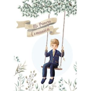 LIBRO COMUNION NIÑO COLUMPIO + AURICULARES