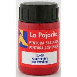 TEMPERA LA PAJARITA 35ML CARMIN L-9