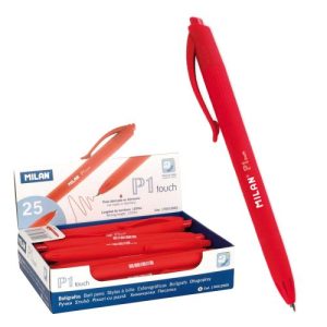BOLIGRAFO MILAN P1 TOUCH ROJO