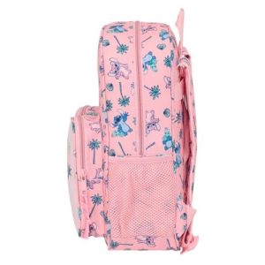 MOCHILA INFANTIL BOLSILLOS ADAPT.CARRO STITCH "BEA