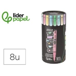 ROTULADOR LIDERPAPEL ACRYLIC BASE AGUA TODO TIPO D