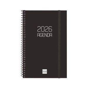 AGENDA OPAQUE NEGRA 2026 SV NEGRA