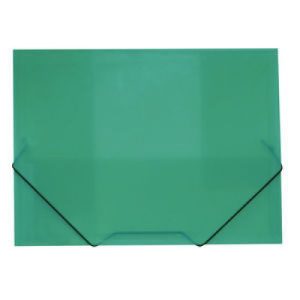 CARPETA GOMAS SOLAPA VERDE A4+