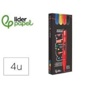 ROTULADOR LIDERPAPEL ACRYLIC BASE AGUA TODO TIPO D
