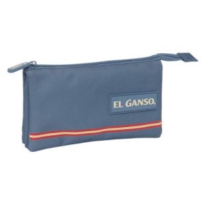 PORTATODO TRIPLE EL GANSO BASICS "AZUL"