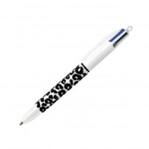 BOLIGRAFO 4 COLORES BIC VELOUR NEGRO